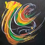 نقاشی خط  مهدی فرخی