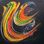 نقاشی خط  مهدی فرخی