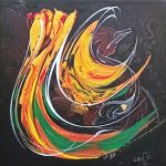 نقاشی خط مهدی فرخی